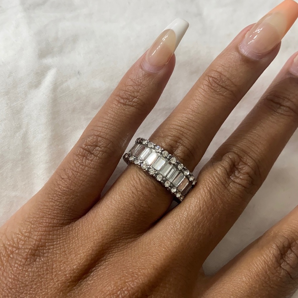 Baguette rings -Silver
